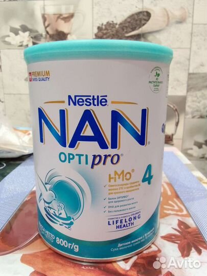 Nan optipro 4. 800 грамм