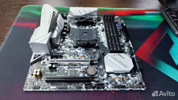 Материнская плата ASRock B450M Steel Legend AM4