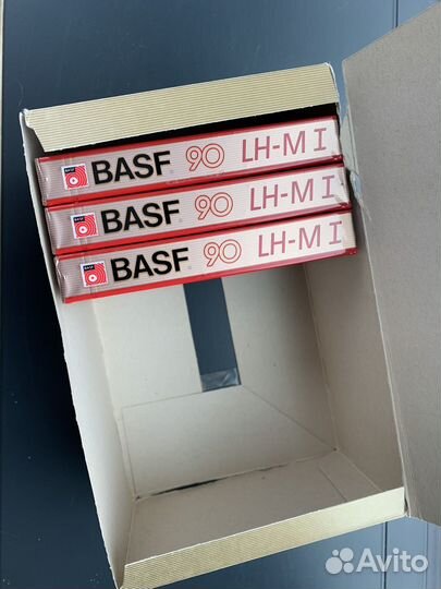 Аудиокассеты basf LH Maxima I 90. 1985 год
