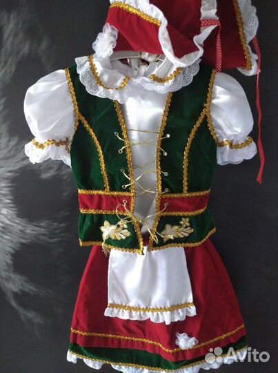 Костюм лисички, белоснежки, шапочки, снежинки