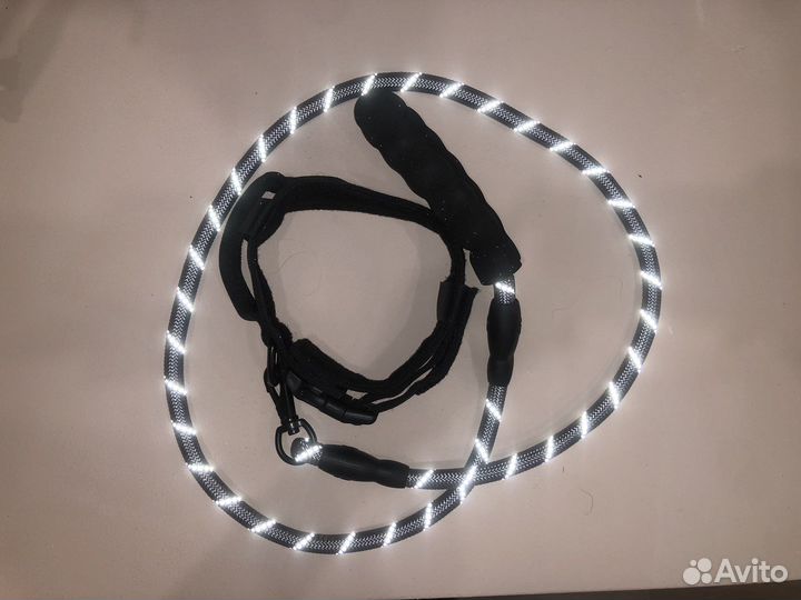 Поводок, шлейка, ошейник, миска, игрушки