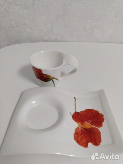 Чашка с подставкой