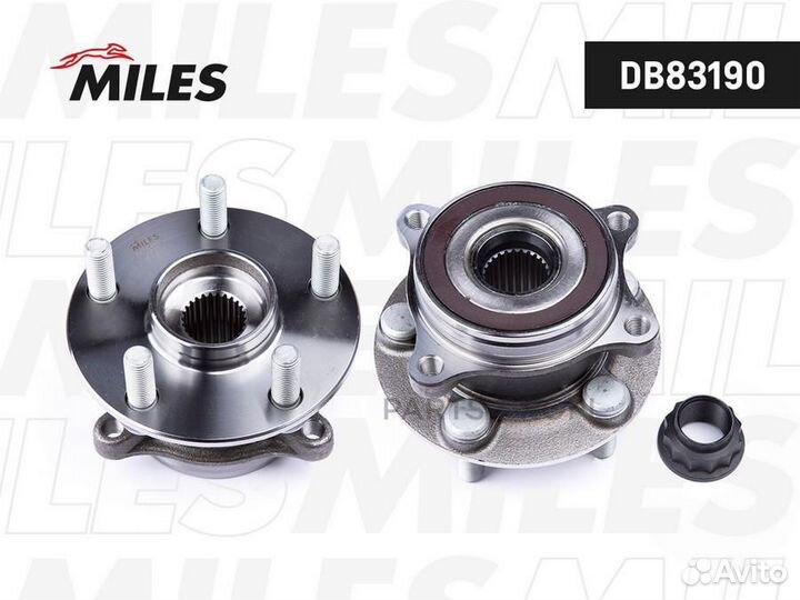Miles DB83190 Ступица miles DB83190 с подш.toyota prius III/lexus CT 200H 09- пер