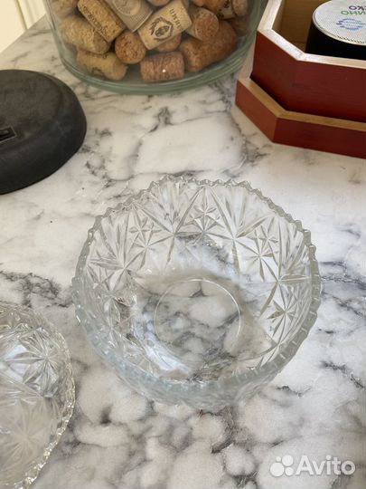 Сахарница стекло