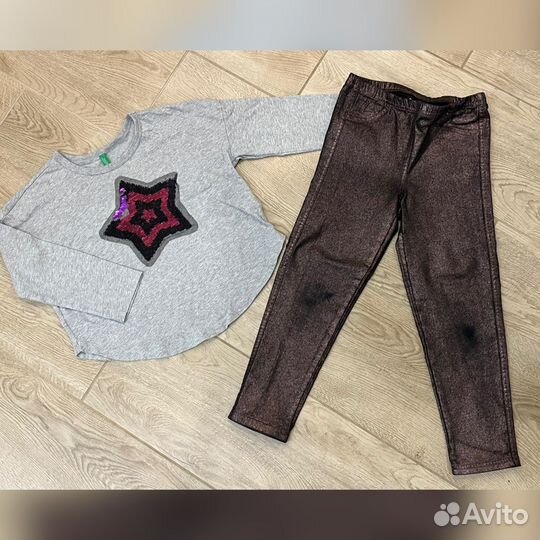 Вещи пакетом для девочки, 110 116