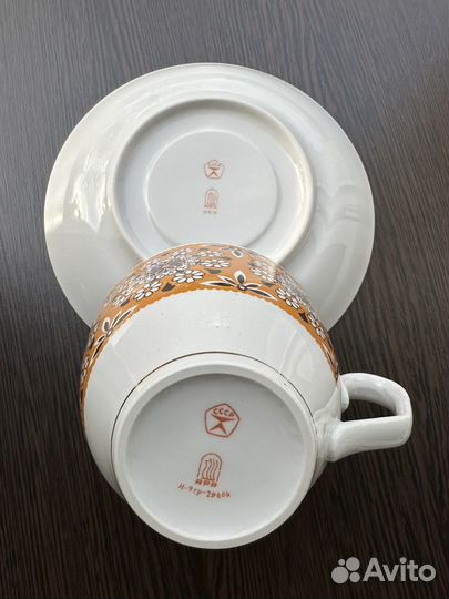 Чайная пара Рига СССР