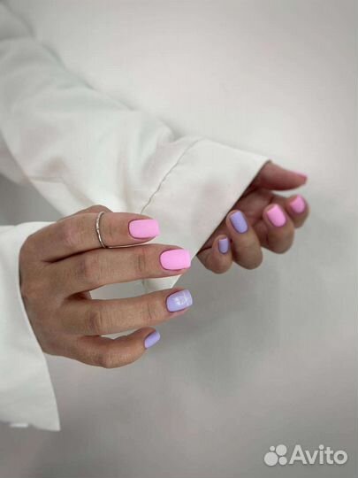 Маникюр с покрытием