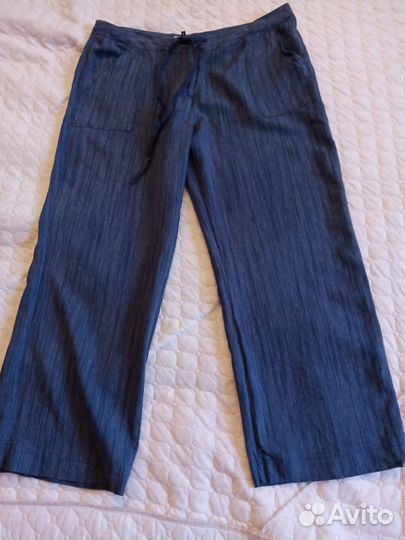 Брюки лён новые 52-54р-р