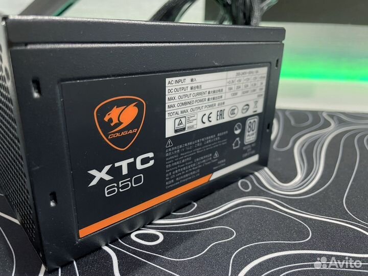 Блок питания Cougar XTC650 80+ Standart