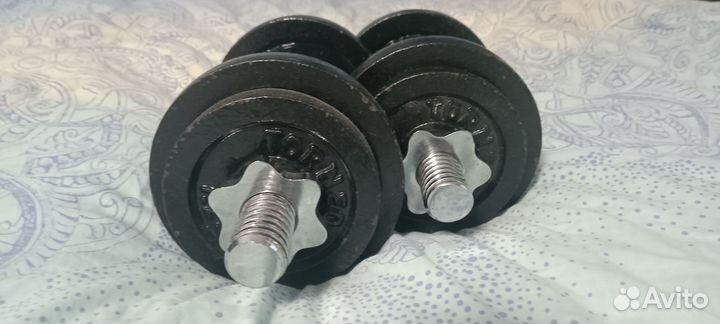 Гантели torneo Разборные 10 кг