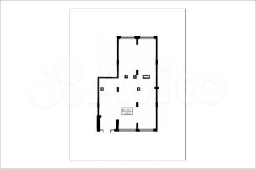 Аренда, торговое помещение площадью 122.9 кв.м