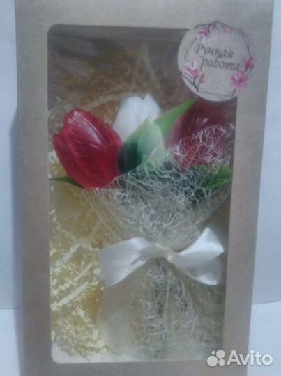 Букет цветов из мыла