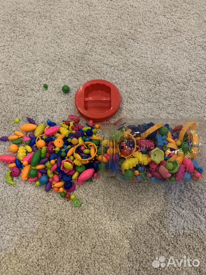 Набор бусин для рукоделия 570 шт., с 3-5 лет