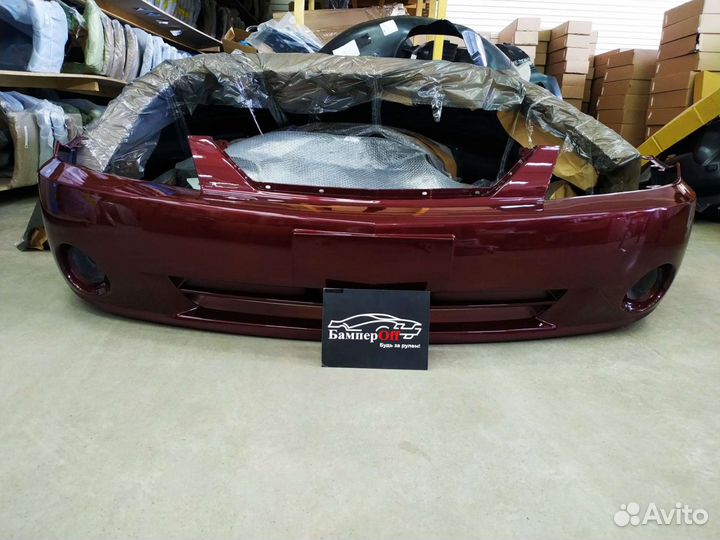 Бампер передний Киа Спектра Красный Перец