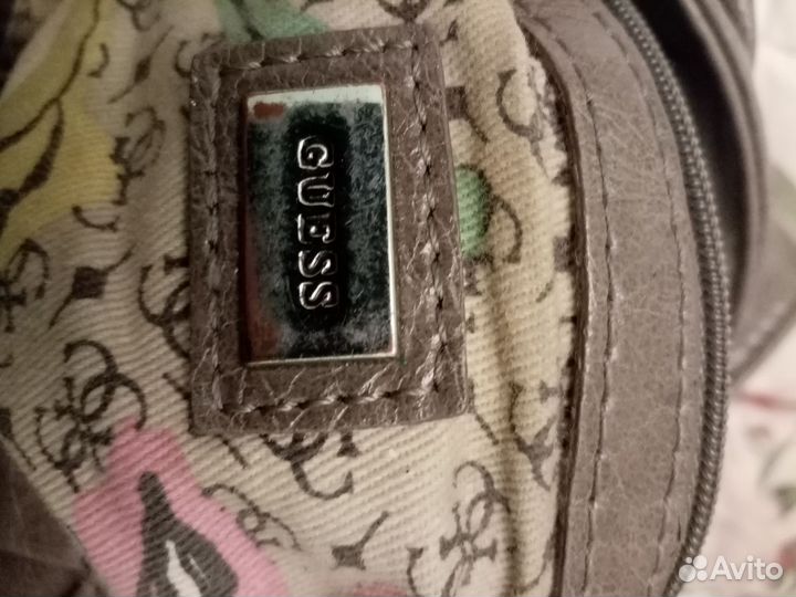 Сумка Guess, кроссбоди, натуральная кожа