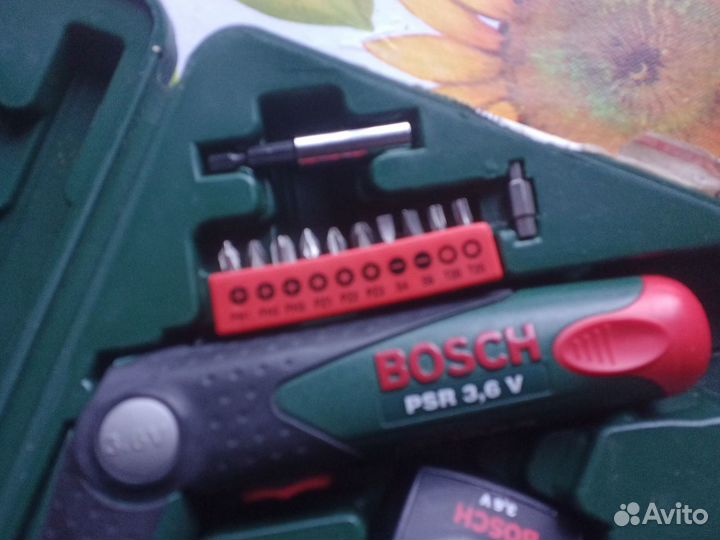 Аккумуляторная отвертка bosch PSR 3,6v