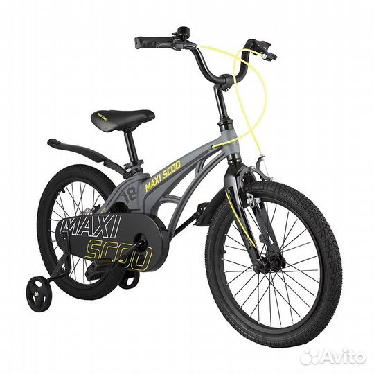 Велосипед Maxiscoo Cosmic Стандарт 18 Серый Матовы