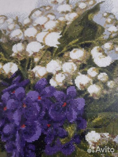 Вышивка, счётный крест