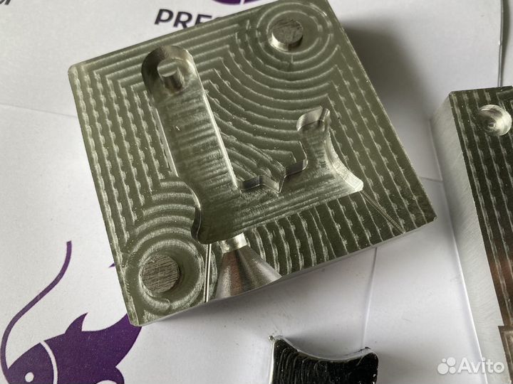 Форма чпу для литья грузил под охоту (для чучел)