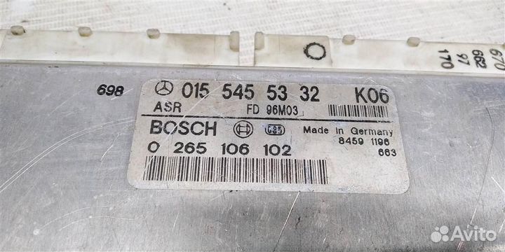 Эбу ASR mersedesbenz W210 E 95-00г 1236-с-оем