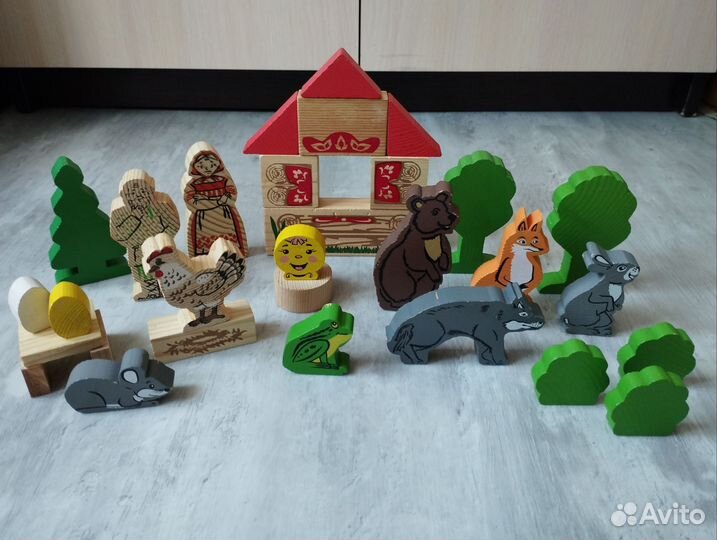 Деревянный конструктор Сказка