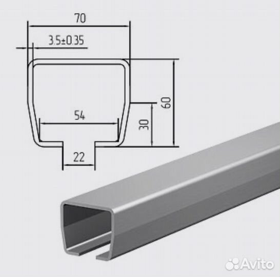 Комплект для откатных ворот alutech SG 01-6