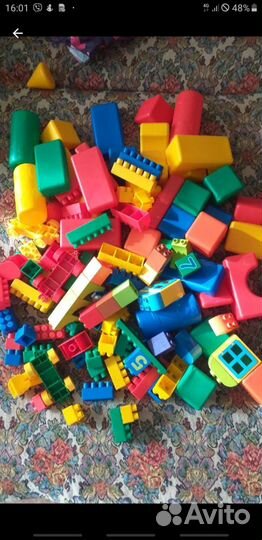 Кубики и конструктор пакетом