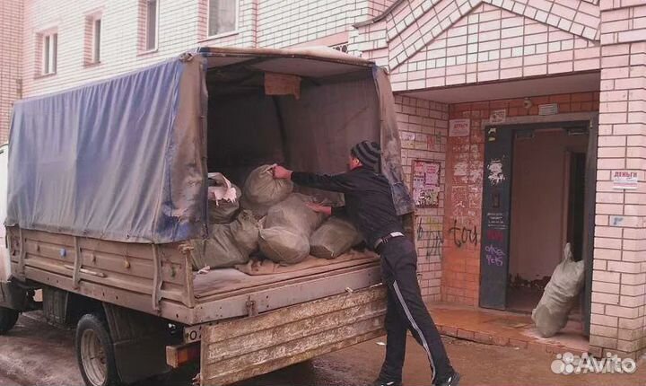 Вывоз мусора. Газель, самосвал, грузчики. Демонтаж