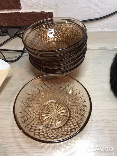 Кобальтовое и карамельное стекло СССР