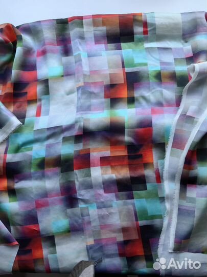 Шелковый атлас Италия 100% шелк