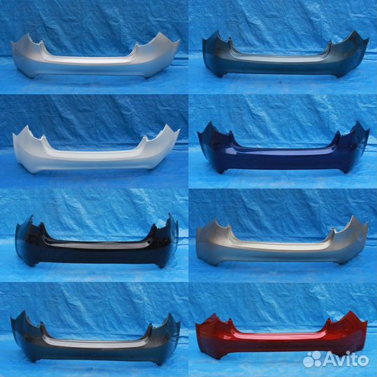 В цвет задний бампер на Киа Рио 3 2014