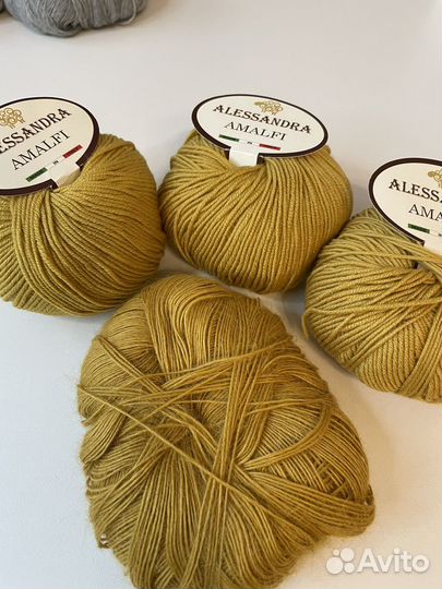 Пряжа итальянский меринос Amalfi