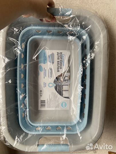 Складная корзина для белья