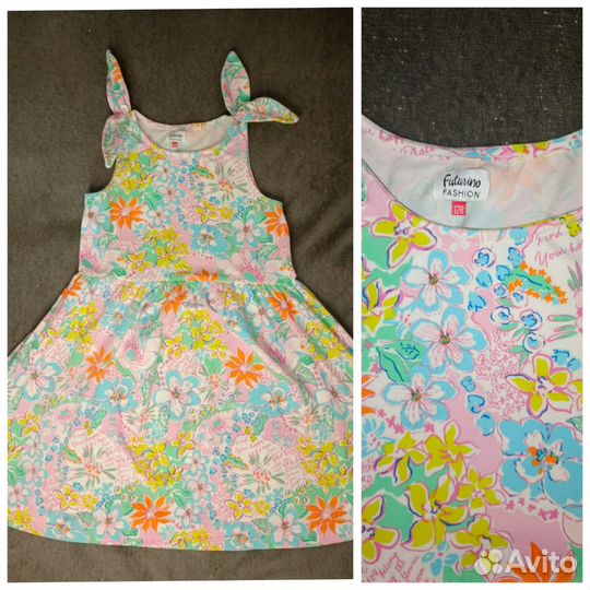 Пакет платьев на девочку р. 128