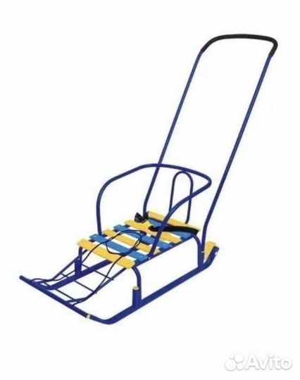 Санки ника с колесиками