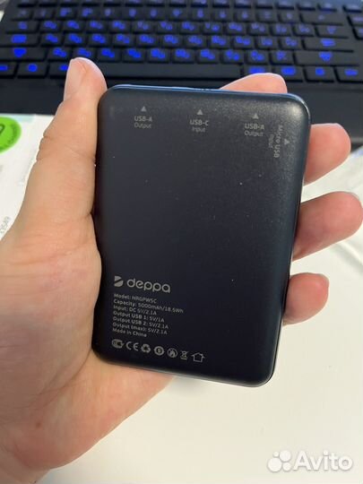 Внешний аккумулятор 5000 акб Деппа