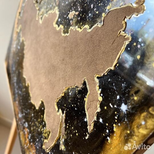 Картина-панно нефтью «Россия - нефть”