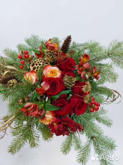 Новогодние композиции нобилис