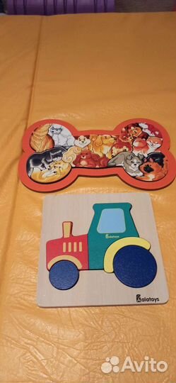 Развивающие игрушки пазлы