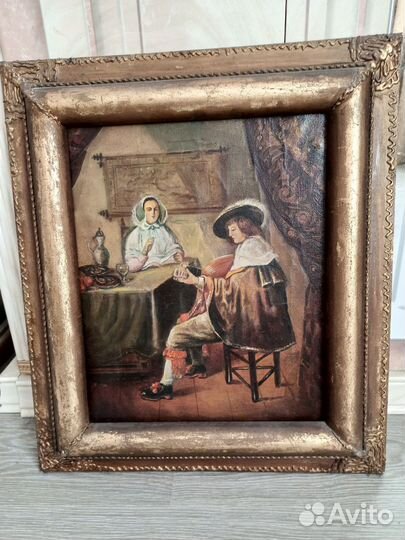 Картина маслом на холсте бу