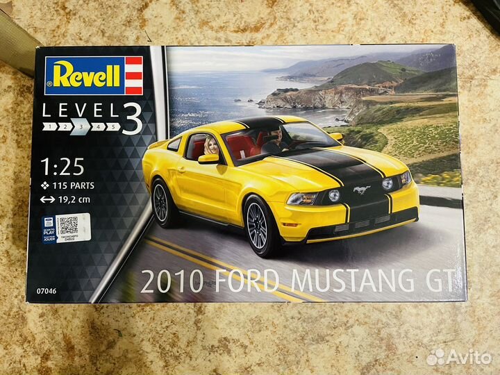 Сборная модель автомобиля 1/24 1/25 Ford Mustang