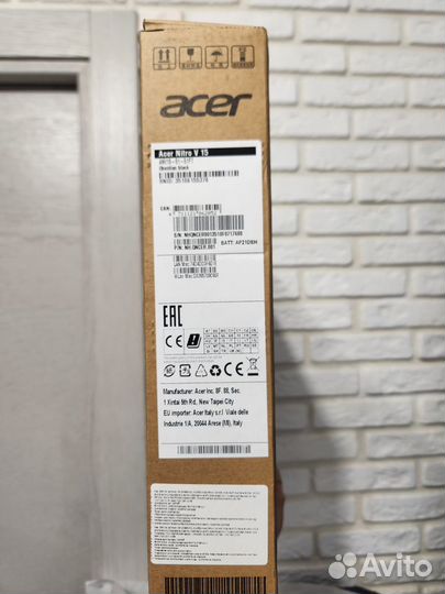 Ноутбук Acer Nitro V15 i5-13420H DDR5 RTX 3050