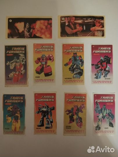 Вкладыши от жвачек из 90 х