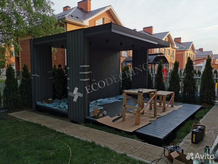 Террасная доска Ecodecking из дпк