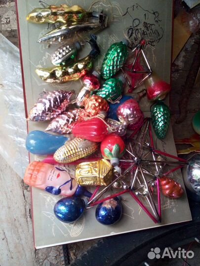 Елочные игрушки СССР советские