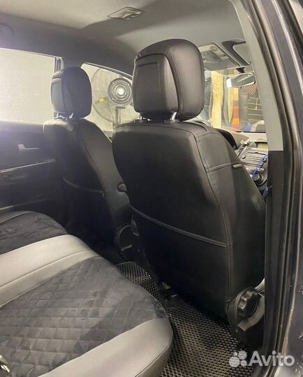 Чехлы алькантара Ромб Kia Ceed 1 от Автопилот