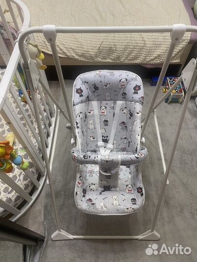 Детские качели напольные