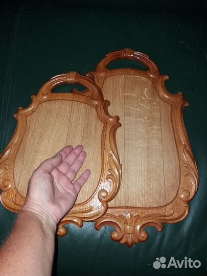 Доски разделочные резные дуб