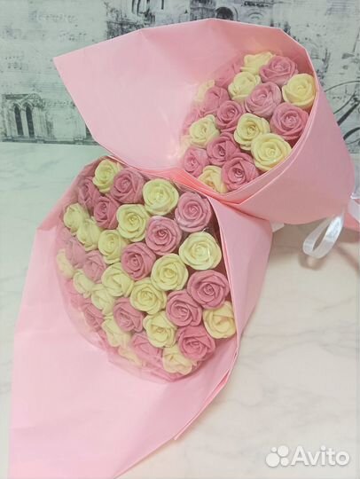 Букет из шоколадных роз