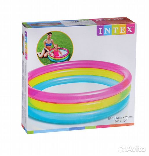Новый Детский надувной бассейн intex bestway